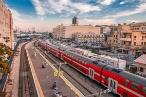 Railway tracks in Israel - HAIFA STATION